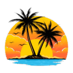 logotipo do pôr do sol praia palmeiras vetor png logotipo da praia logotipo do pôr do sol logotipo das palmeiras imagem png e vetor para download gratuito removebg preview (1)